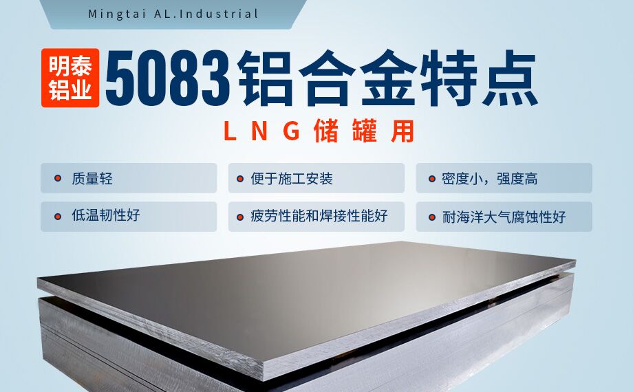 低溫儲罐用5083鋁合金_儲罐頂蓋_LNG儲罐吊頂用5083-O鋁板廠家-明泰鋁業(yè)-擁有16萬方以上的業(yè)績項目經(jīng)驗