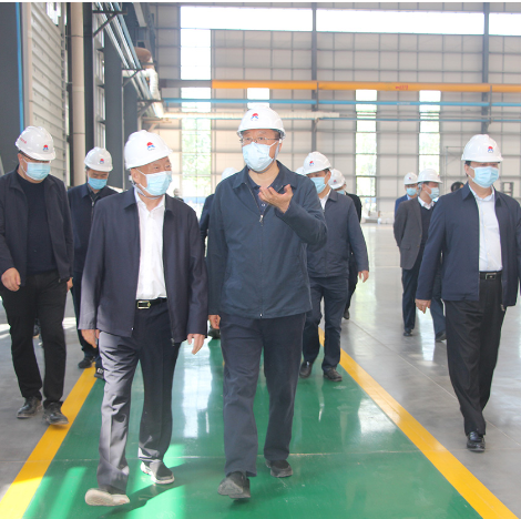 河南省人大常委會副主任、黨組副書記馬懿到公司參觀指導